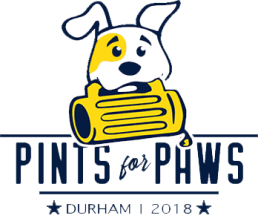 Pints for Paws logo design