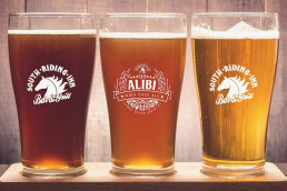 craft beer logo design alibi ipa