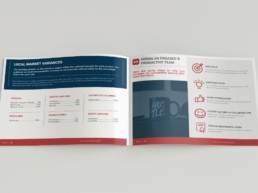 One Global Consulting print design booklet