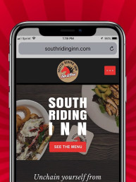 restaurant website redesign south riding inn