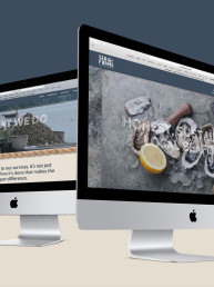 sea farms website design and branding