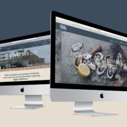 sea farms website design and branding