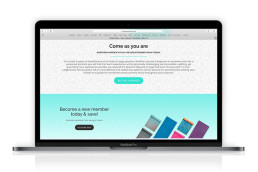 exhale studios web design