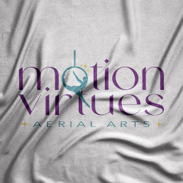 motion virtues creative logo design