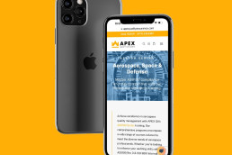 Apex QA website redesign