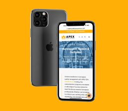 Apex QA website redesign