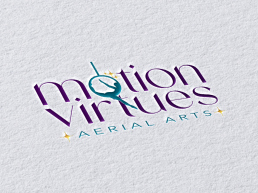 motion virtues logo/brand design