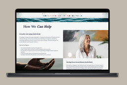 therapy web design and branding