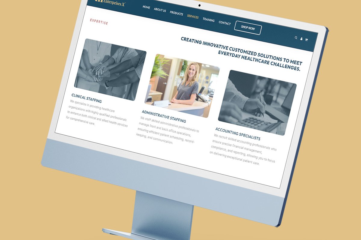 HTH Enterprises X e-commerce website redesign