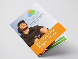 addiction2 8 capeside brochure design