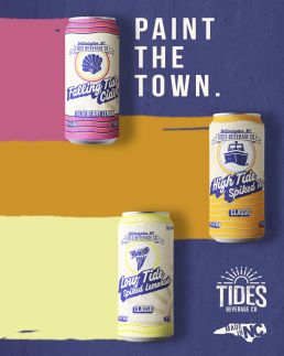 paint-town 7 tides beverage brand awareness campaign