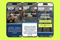 House of Pickleball Website Redesign
