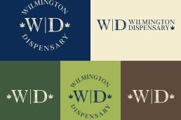 wilmington dispensary brand design logos