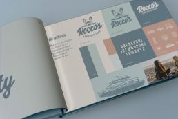 Roccos Sandwich Shop restaurant brand design book