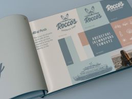 roccos-book1 3 Roccos Sandwich Shop restaurant brand design book