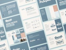 roccos-brand-guide-featured 7 marketing partner Roccos sandwich shop restaurant branding brand design