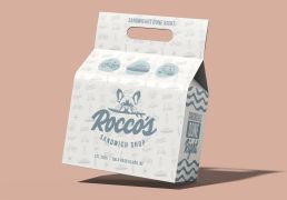 roccos-packaging 10 restaurant brand design Roccos sandwich shop