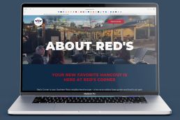 reds corner web redesign