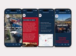 web redesign reds corner how much does a restaurant website cost