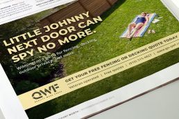 magazine-mock 8 qwf integrated ad campaign and web design